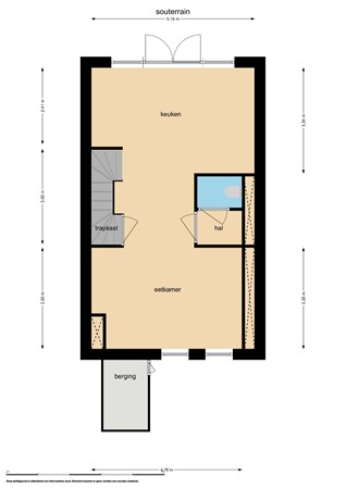 Floorplan - Albaniëstraat 9, 1362 JS Almere